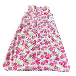 Hudson Baby Sleeping Bag Wearable Blanket Pink Roses Floral Baby 18-24 Months
